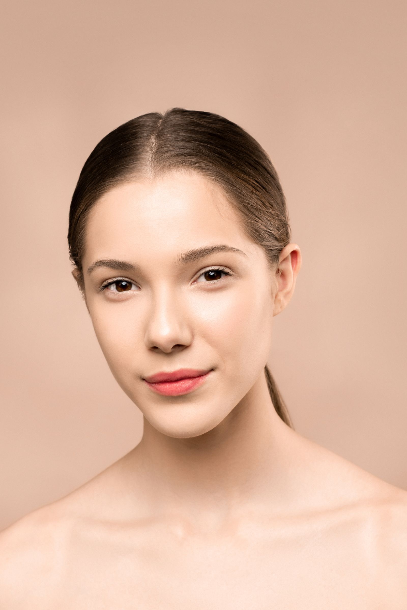 Woman with naturally radiant skin